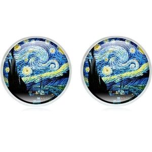 Van Gogh Starry Night Earrings